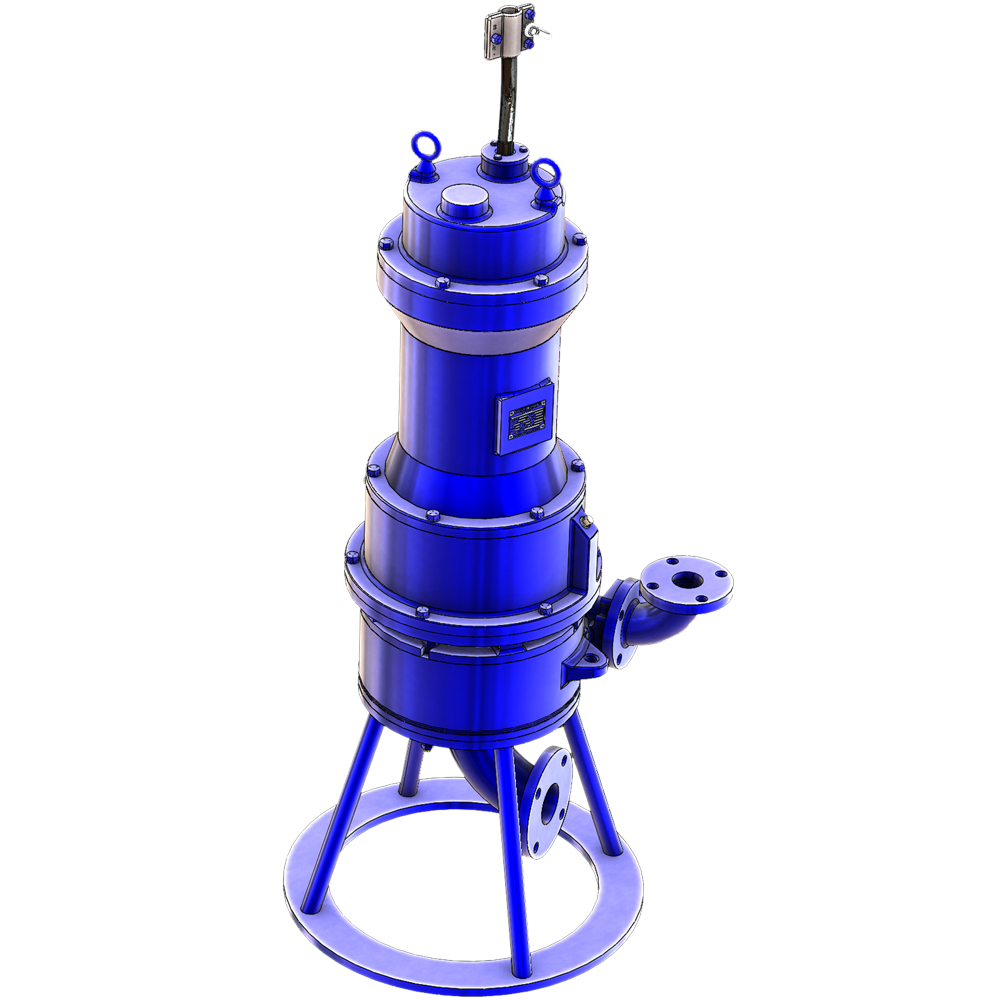 A GPM-Eliminator™ monobloc pump on a transparent background.