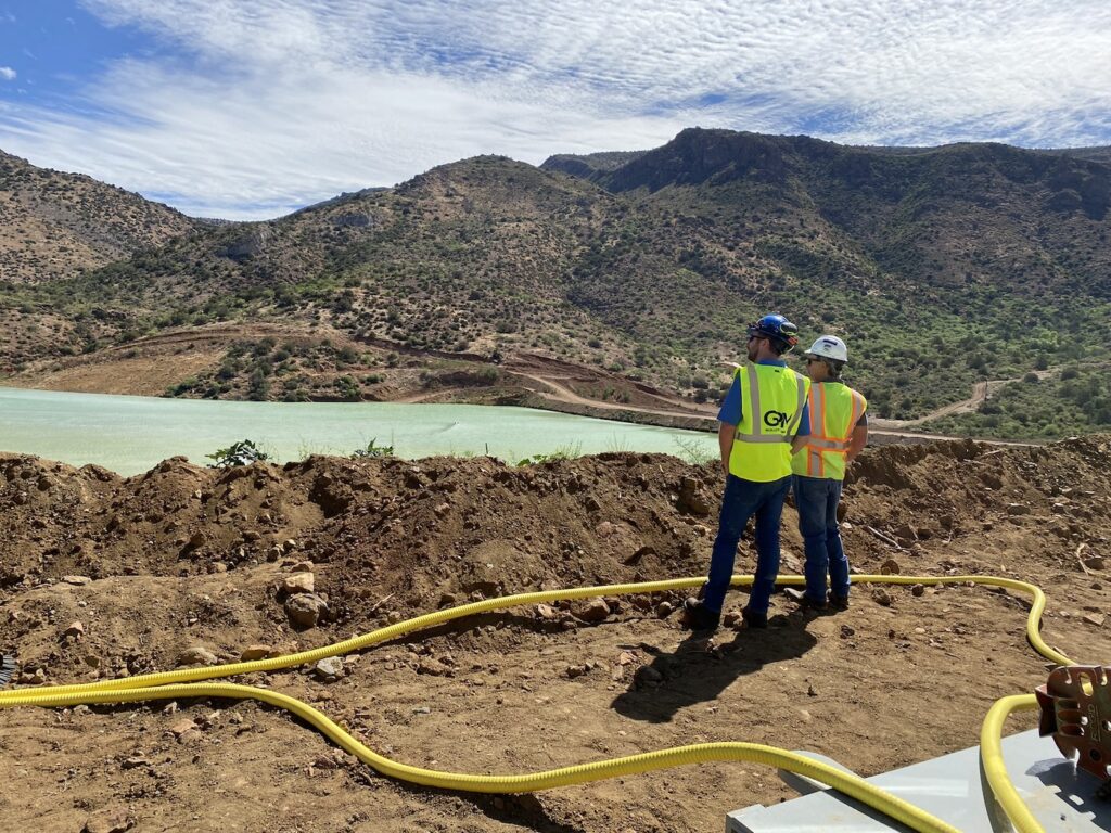 GPM Team Assembling Mine Mill Water Reclaim Pump Skid