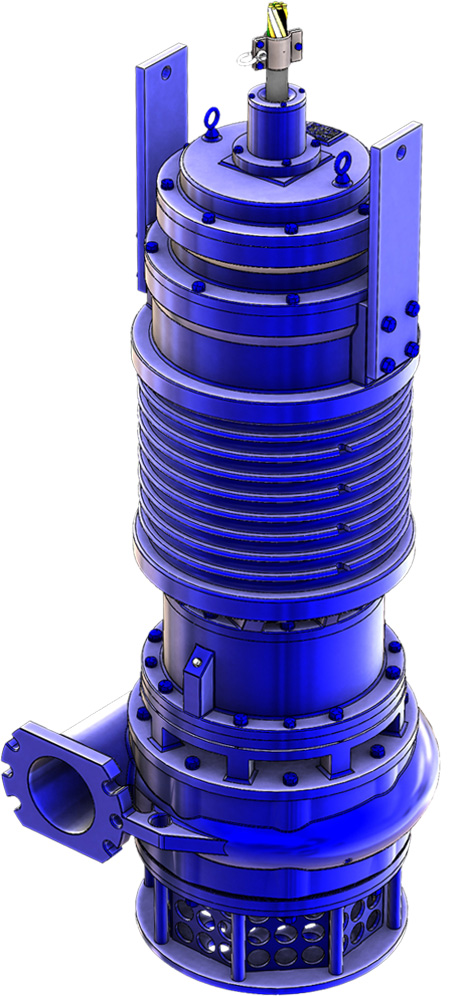 GPM Eliminator Industrial Pump Rendering