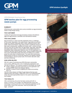 Download the GPM-Eliminator Egg Processing Case Study