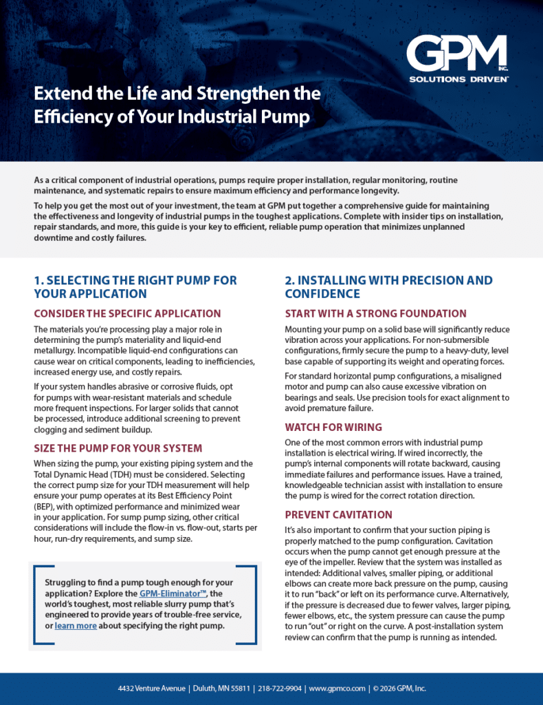 thumbnail image of Extending the Life of an Industrial Pump White Paper